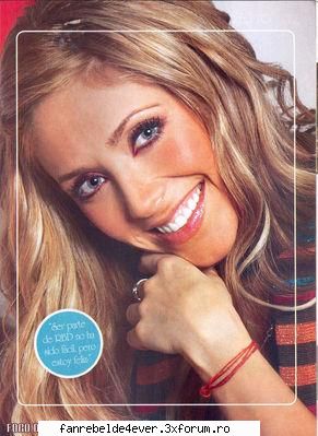 Poze Anahi - si asta tot la revista aia e e aproape preferata - Poze Rbd/Rebelde